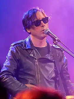 Barat performing with the Libertines, 2024