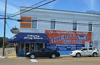 Liberty (Rexall) Drug Store, Main Street