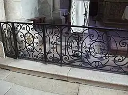 Railings in the choir.[4]