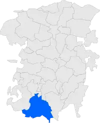 Map showing location within Berguedà