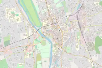 List of monastic houses in Worcestershire is located in Worcester Central