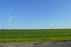 Turbines at the Rail Splitter Wind Farm