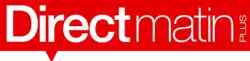 Old logo of Direct Matin Plus from 28 January 2008 to 21 May 2010.