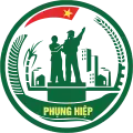 Official seal of Phụng Hiệp district