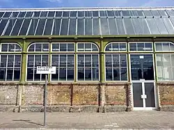 Detail of the south range of New Laboratory Square