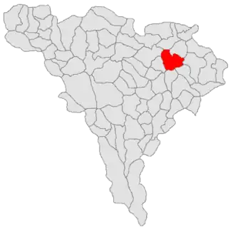 Location in Alba County