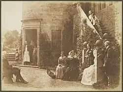 Lord Cockburn (1779-1854) Solicitor General for Scotland and Lord Rector of Glasgow University. He was involved with Hill in establishing the Royal Scottish Academy. He is pictured here at Bonaly Tower in Colinton.