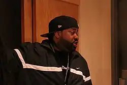 Lord Finesse at a Combat Jack Show in 2014