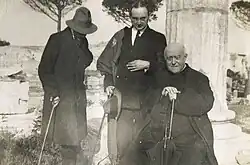 Louis Canet&nbsp;[fr], Jean Marx and Duchesne, in Rome