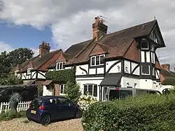 Mock Tudor building