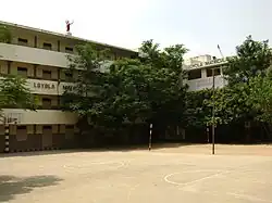 Image 23Loyola School, Chennai, India – run by the Catholic Diocese of Madras. Christian missionaries played a pivotal role in establishing modern schools in India. (from School)