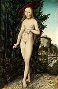 Cranach, Venus Standing in a Landscape