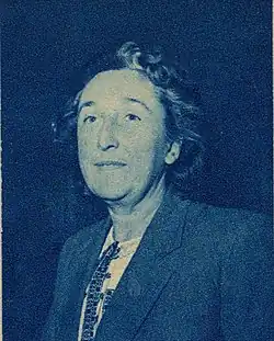 André Langevin's wife Luce Langevin in 1951.