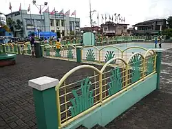 Plaza with Municipal Hall in background