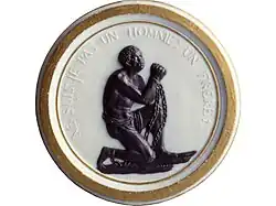 A French version of the medallion produced in 1789 in Sèvres