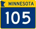 Trunk Highway 105 marker