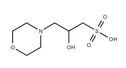 Chemical structure of MOPSO