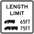 Truck Length Limit R20H(CA)