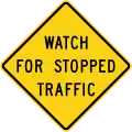 Watch for Stopped Vehicles SW60(CA)