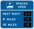 D9-16c Truck parking availability - distance