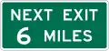 E2-1aP Next Exit (2 Lines) (Plaques)