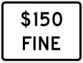 R2-6bP Speeding fine (plaque)