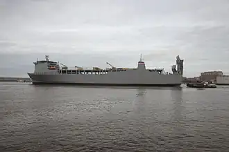 MV Cape Ray (T-AKR-9679) at Norfolk VA in 2014