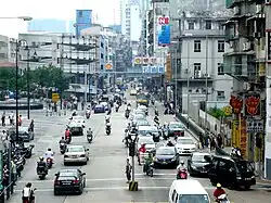 Left-hand traffic in Macau