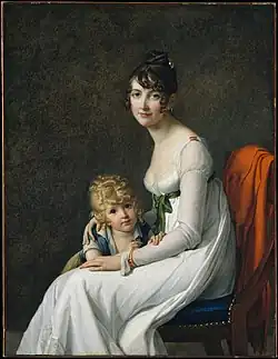 Benoist, portrait of Madame Philippe Panon Desbassayns de Richemont (Jeanne Eglé Mourgue) and Her Son Eugène, 1802, Metropolitan Museum of Art