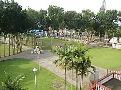 Plaza fronting the church