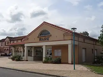 The town hall in Caupenne-d'Armagnac