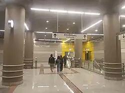 The station's concourse level