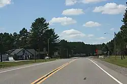 Intersection of US 51 and WIS 47/WIS 182, August 2012