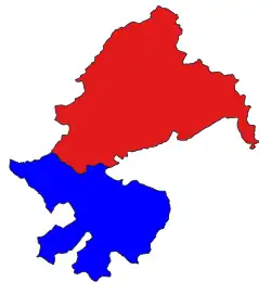 Location in Palaung SAZ (in red)