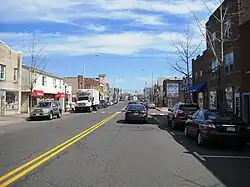 Central business district of Manville