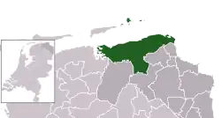 Location of Het Hogeland