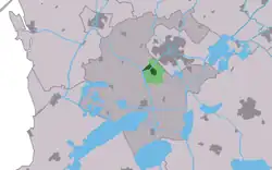 Location in the former Wymbritseradiel municipality