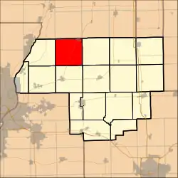 Location in Woodford County