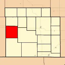 Location in Barber County