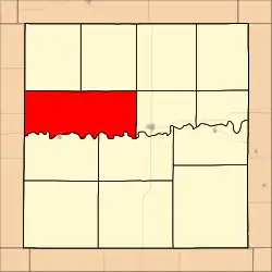 Location in Graham County