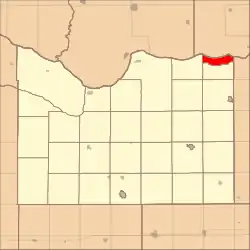 Location in Knox County