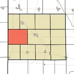 Location of Parish Grove Township in Benton County