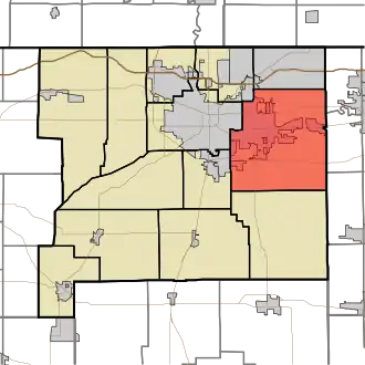 Location in St. Joseph County