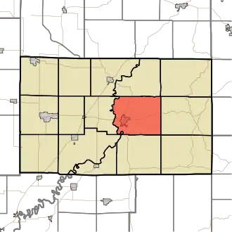 Location in Greene County