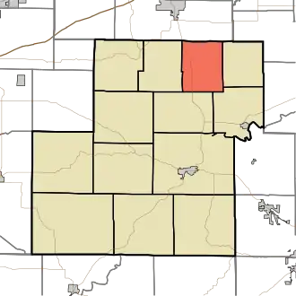Location in Owen County