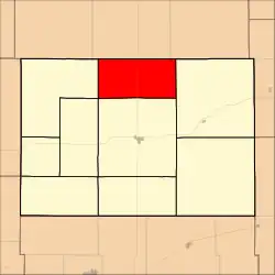 Location within Hodgeman County