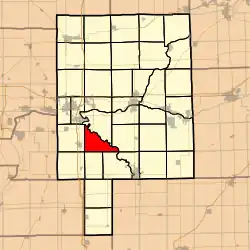 Location in LaSalle County