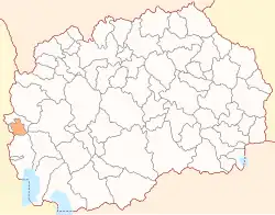 Location of Centar Župa Municipality
