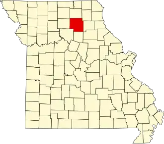 A state map highlighting Macon County in the northern part of the state.