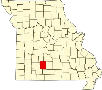 A state map highlighting Webster County in the southwestern part of the state.